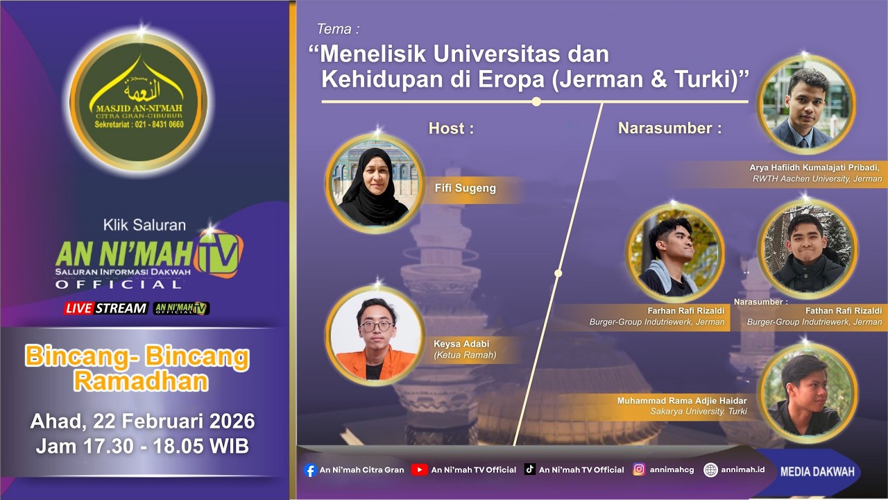 Menelisik Universitas dan Kehidupan di Eropa (Jerman & Turki) | Bincang - Bincang Ramadhan