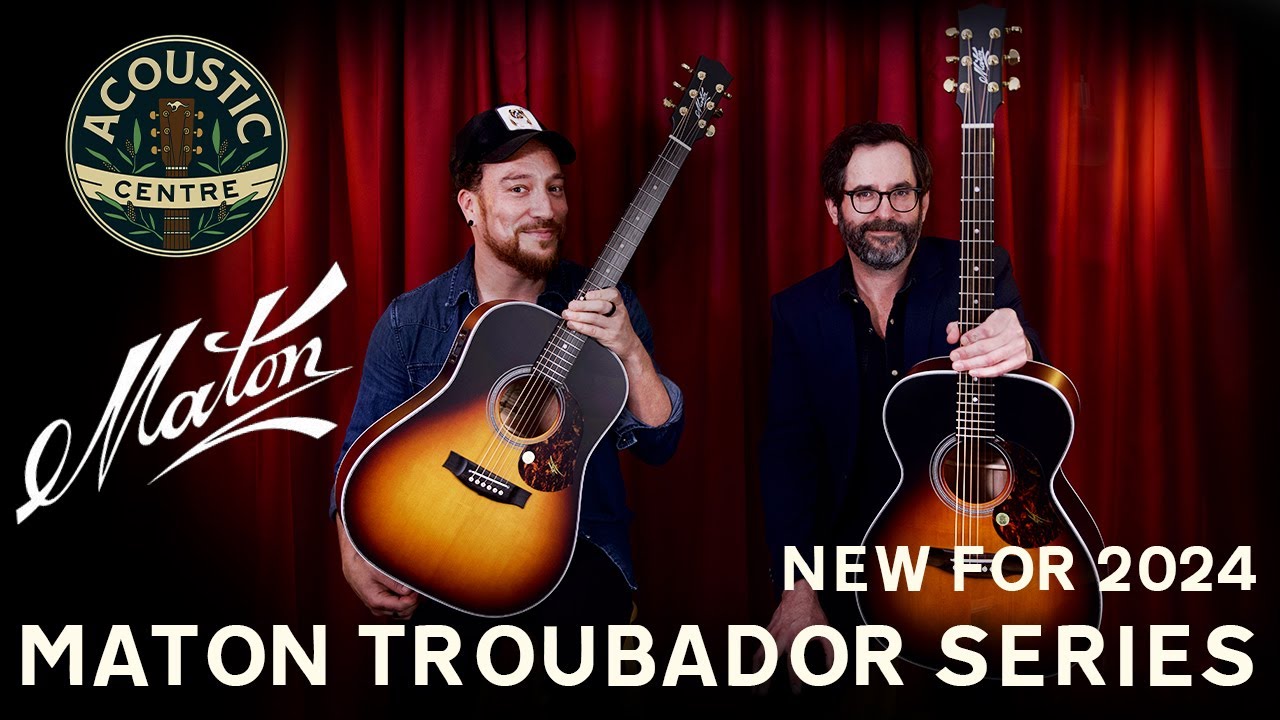 Maton Troubadour Series – New Acoustic Guitars Demo & Overview – Acoustic Centre Melbourne