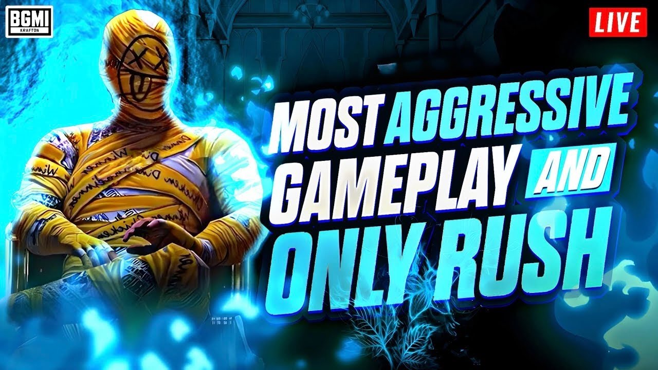 Most Aggressive Gameplay & Only Rush🥶 Solo Vs Squad | Like Share & Subscribe Krishuu Yt 🔥