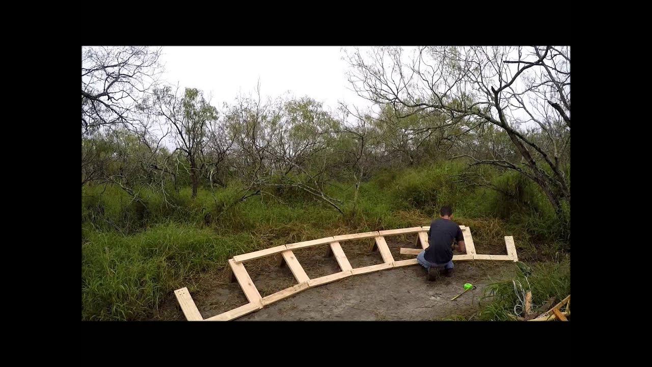 Building a Wooden Berm