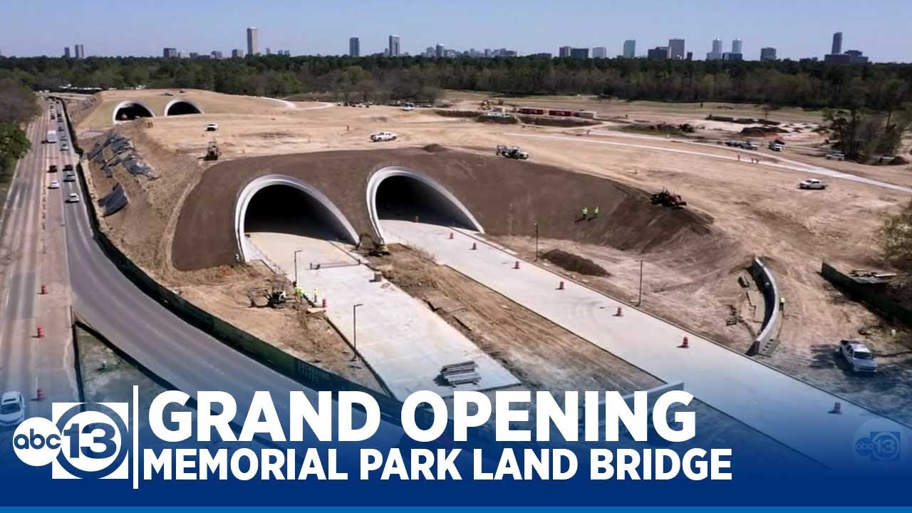 Grand opening of the Memorial Park Bridge