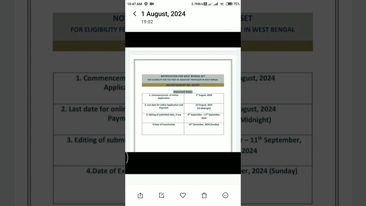 Big Update West Bengal SET dec 2024 notification out #ugcnetexam #wbset #wbsetexam  #ugc