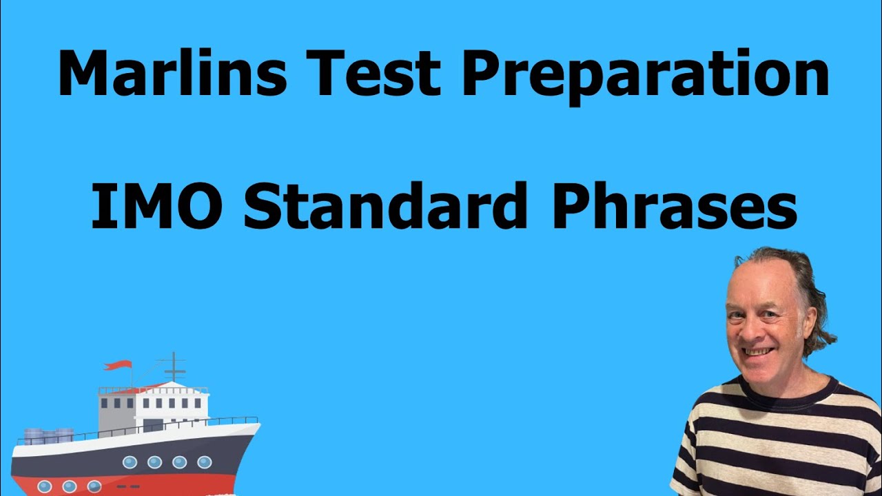 🗣️ IMO Standard Marine Communication Phrases | Practice for the Marlins Test of English