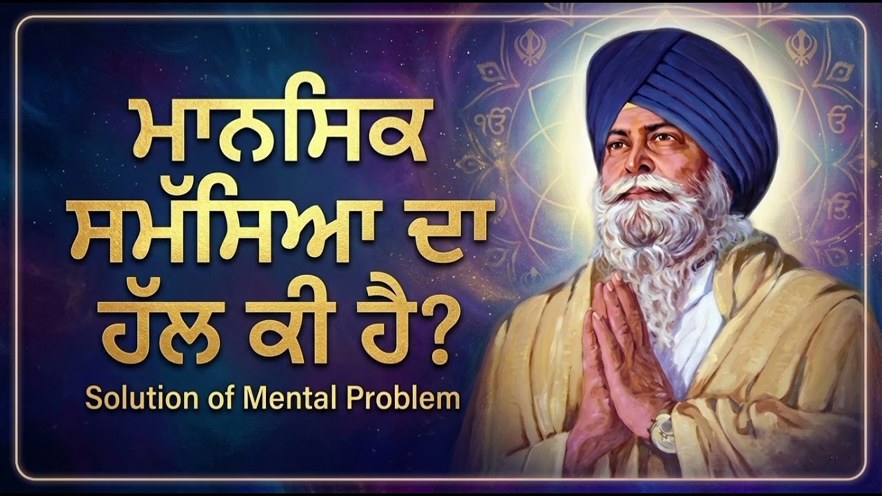 ਮਾਨਸਿਕ ਸਮਸਿਆ ਦਾ ਹੱਲ | Solution of Mental Problem | Sant Maskeen Singh Ji Katha | Anmol Khazana 