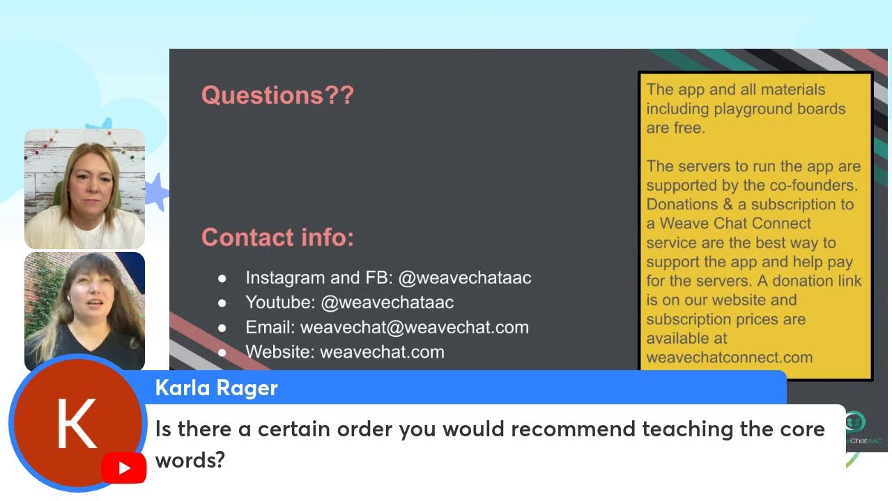 Preschool Autism Summit: Interview with WeaveChat