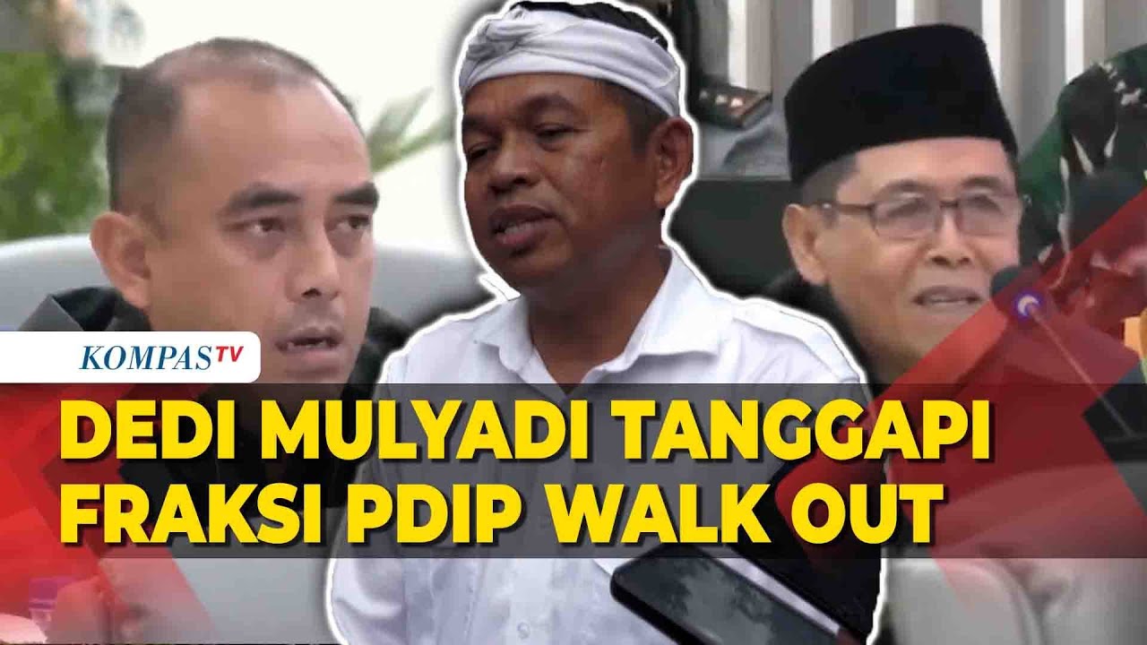 Respons Singkat Dedi Mulyadi Tanggapi Fraksi PDIP Walk Out saat Rapat