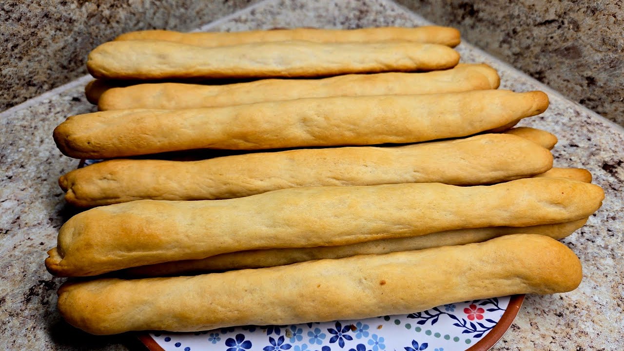Como hacer palitos de sal pan crujientes 