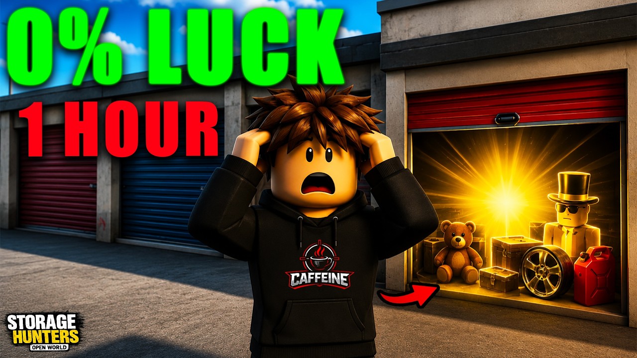 I Tested 0% Luck for 1 Hour in Storage Hunters (Roblox)