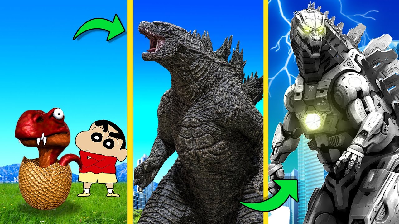 MECHAGODZILLA VS BIG KONG in GTA 5! (S1-EP 6 TO 10)