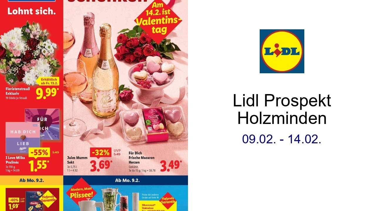 Lidl Prospekt Holzminden 09.02. - 14.02.