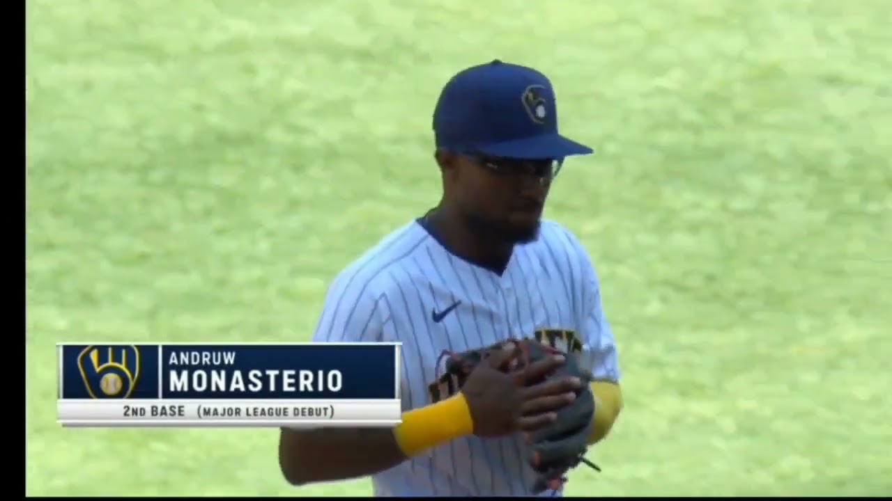 Debut MLB de Andruw Monasterio