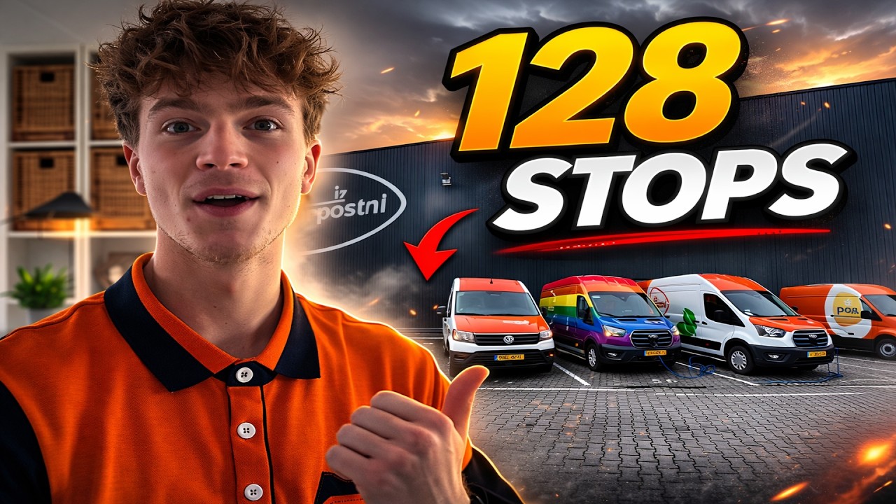 BEZORGEN IN ZUIDBROEK & VEENDAM (128 stops) | Dag als pakketbezorger🚚| #14