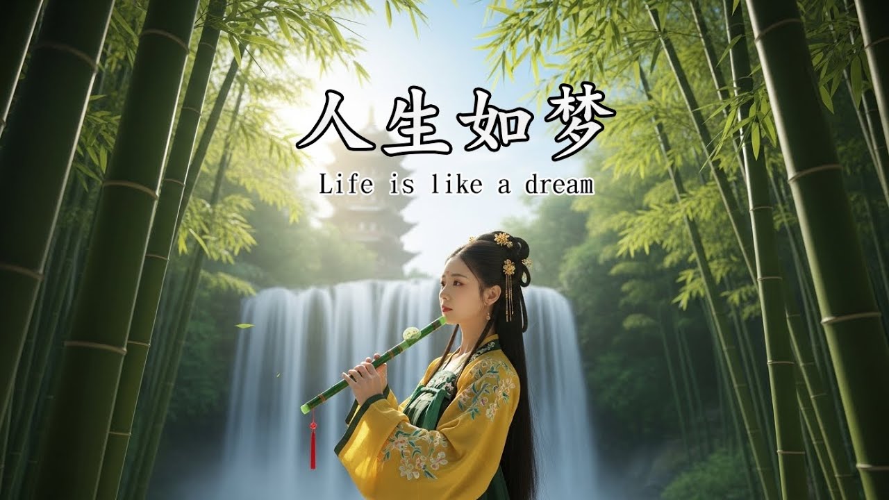A Flute Girl Most Beautiful Chinese Flute Music, Stress Relief Music, Sleep Music