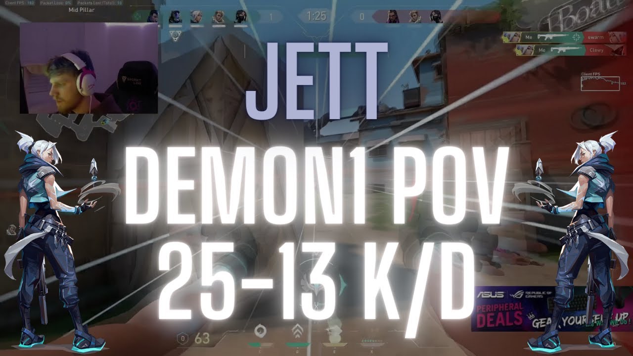 NRG Demon1 POV Jett on Breeze 25-13 K/D (VALORANT Pro POV)