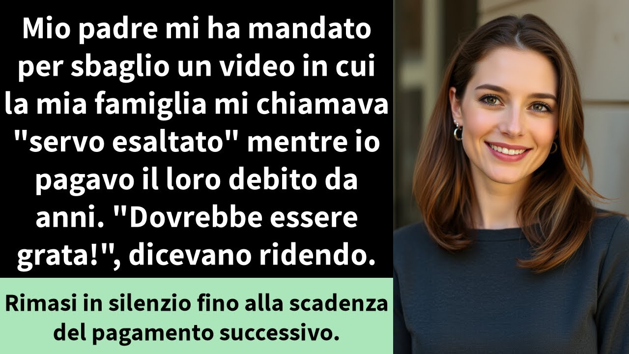 Mio padre mi ha mandato per sbaglio un video in cui la mia famiglia mi chiamava 