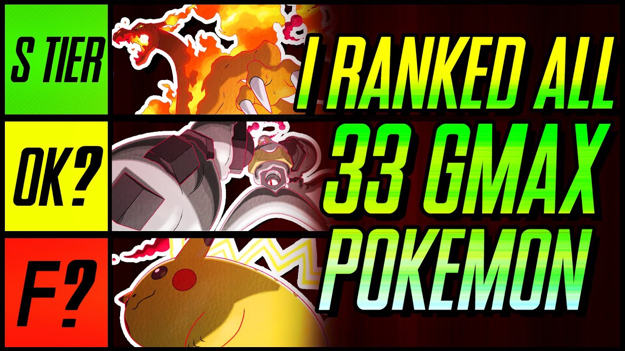 I Ranked All 33 Gigantamax Pokemon Forms | Mr1upz