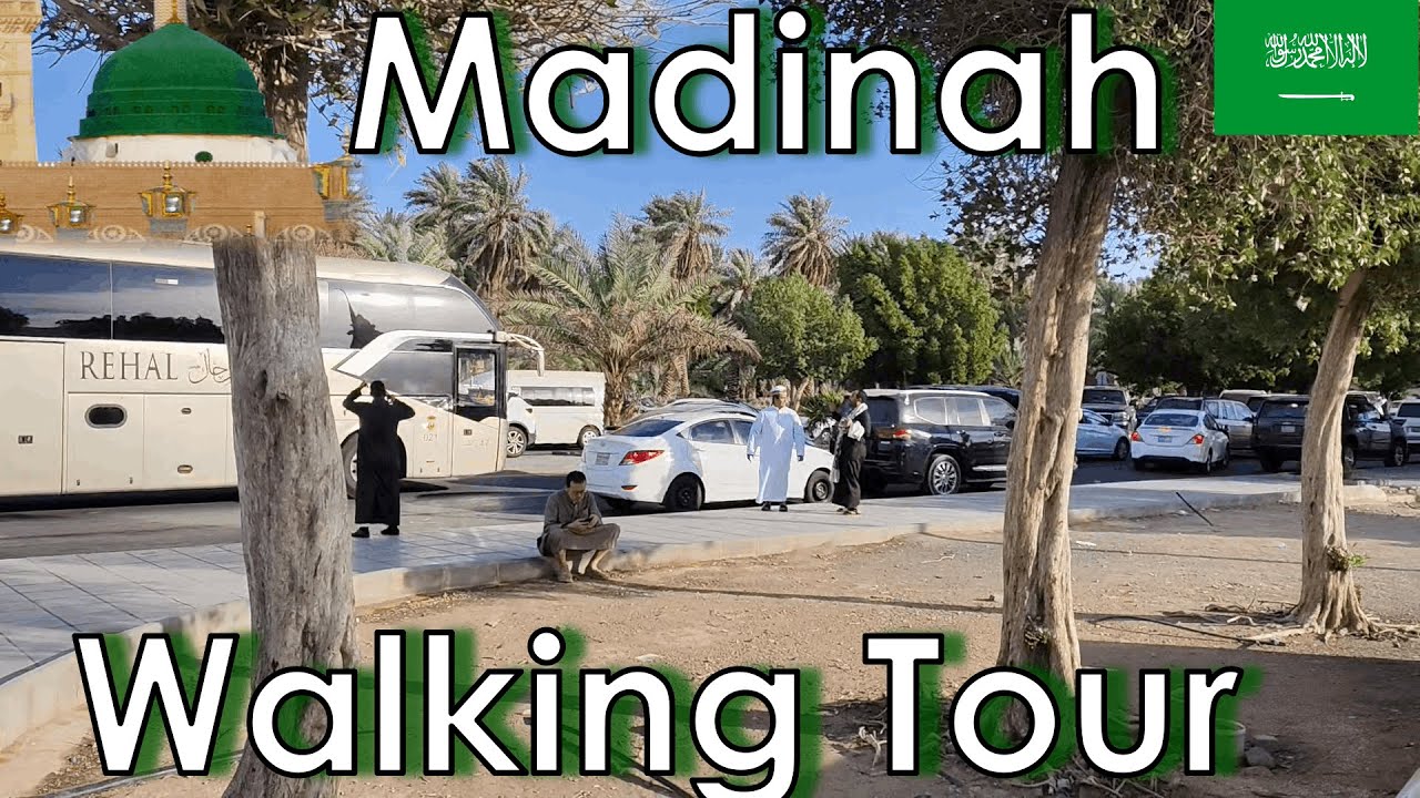 🌅 Magical Morning Walk Around the Prophet’s (PBUH) Mosque 🕌 | Medina Walking Tour in 4K