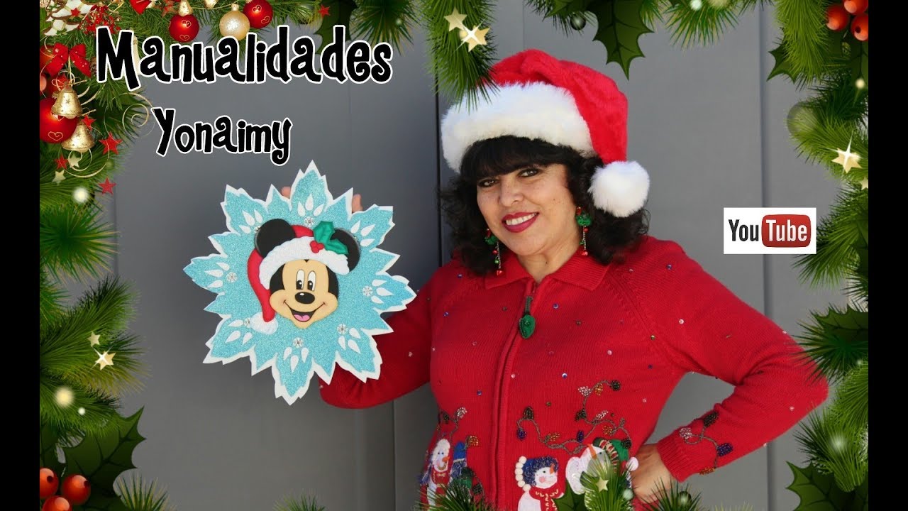 ADORNO NAVIDEÑO DE MICKEY MOUSE