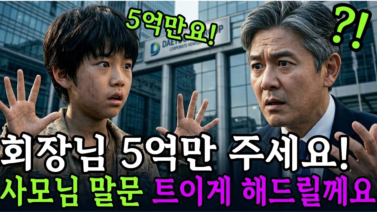 아버지를 살리려고 재벌 회장에게 오억을 요구한 소년, 일주일 뒤 벌어진 일/시니어사연/인생사연/인생이야기/노후사연/감동사연/사연라디오/오디오북