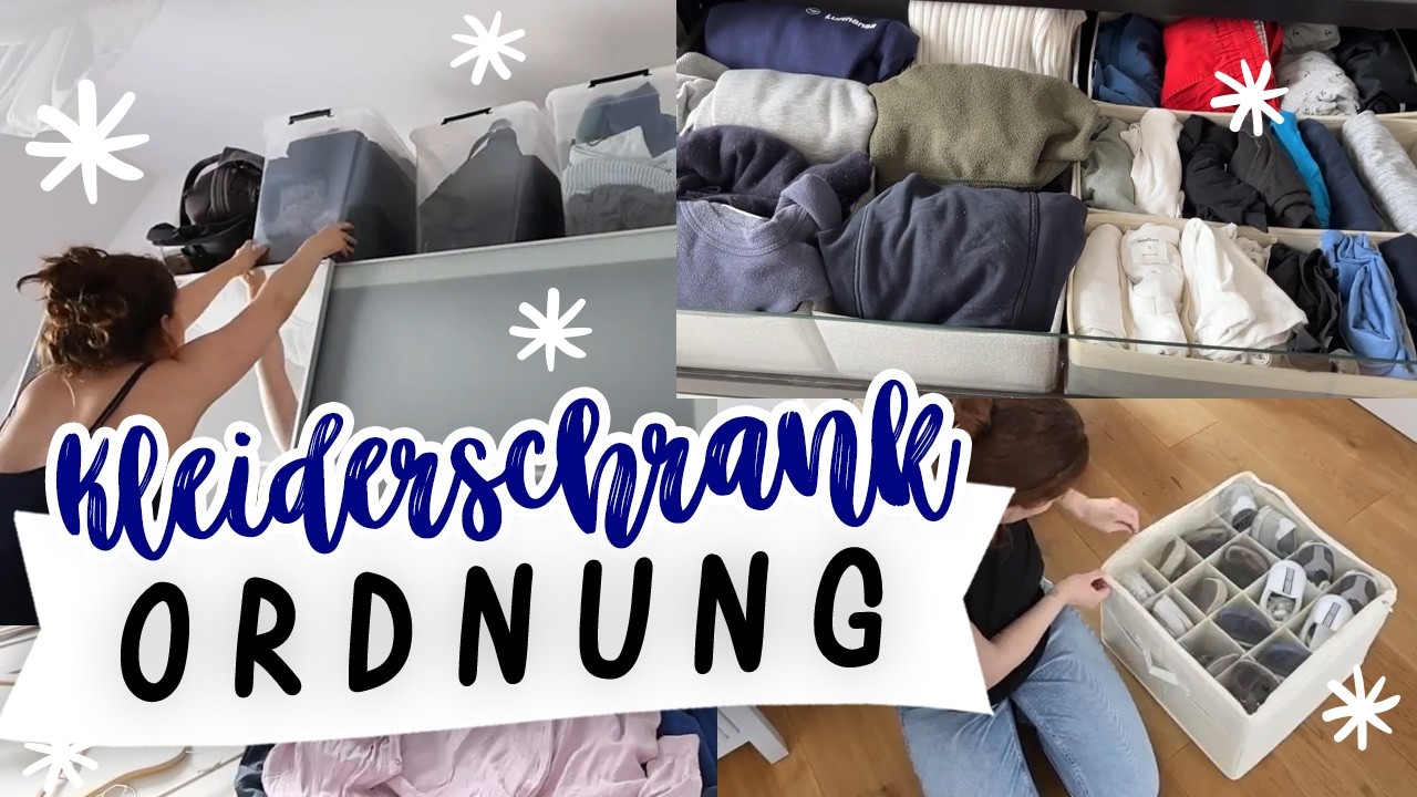 Kleiderschrank ausmisten, aufr&auml;umen und organisieren | Amazon Finds, die Ordnung schaffen | Makeover