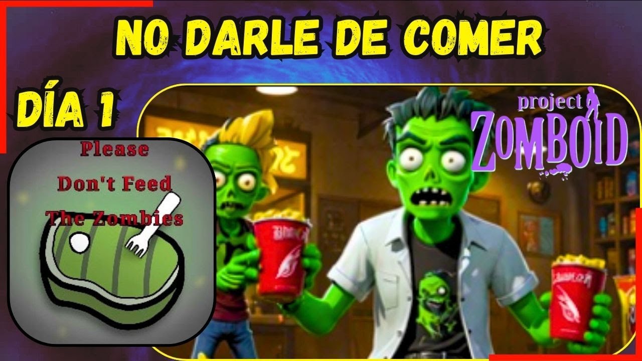 Evita el error fatal: no alimentar a los zombies DÍA 1🧟🏻‍♂️ - PROJECT ZOMBOID