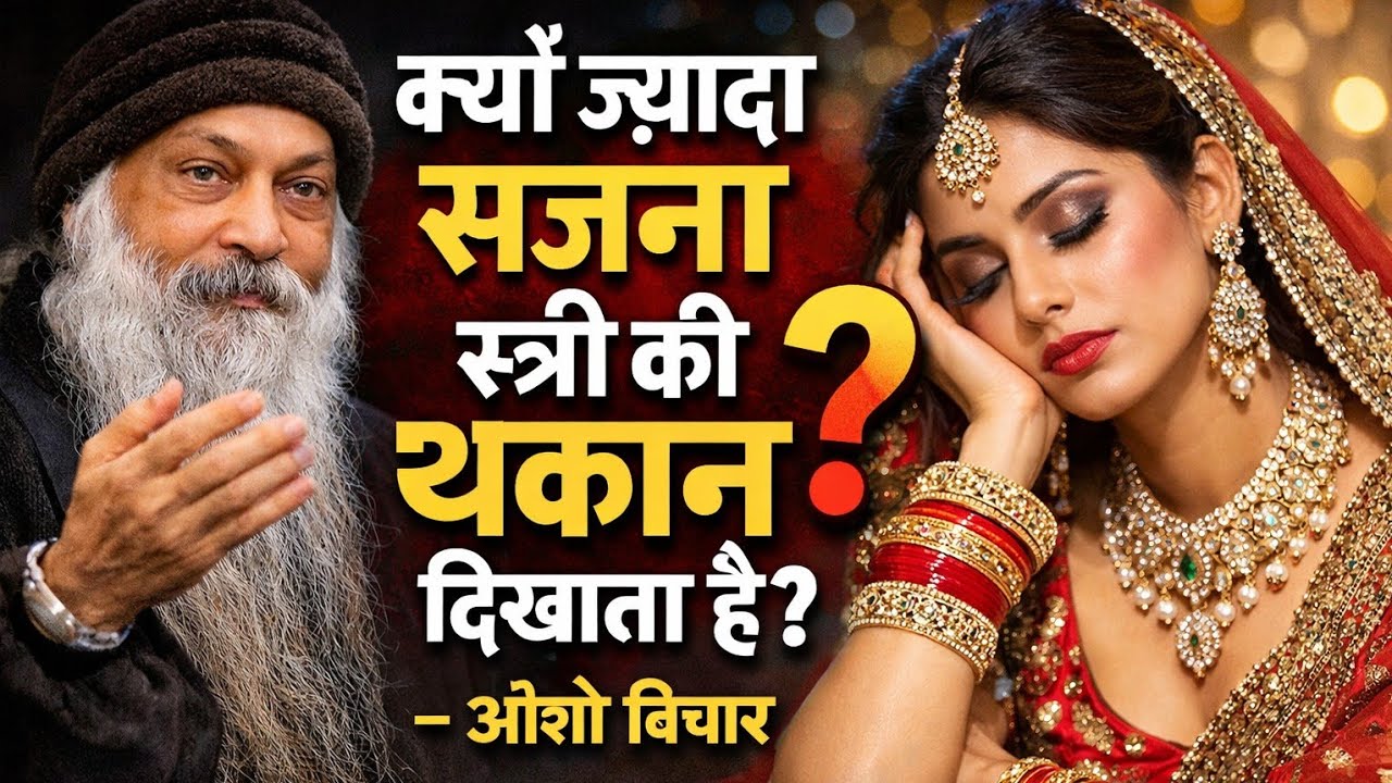 स्त्री क्यों ज़्यादा सजती है? ओशो की नज़र से गहरा सच