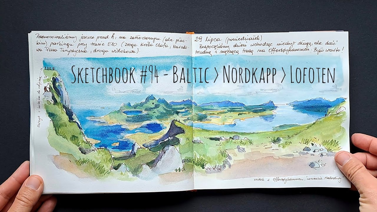 Sketchbook #94 - Baltic, Nordkapp, Lofoten