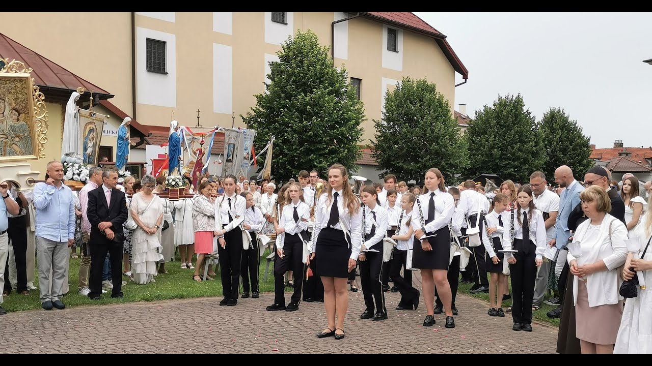 Boże Ciało 2025 Leżajsk. Orkiestra Dęta OSP Majdan Sieniawskiego cz. 3