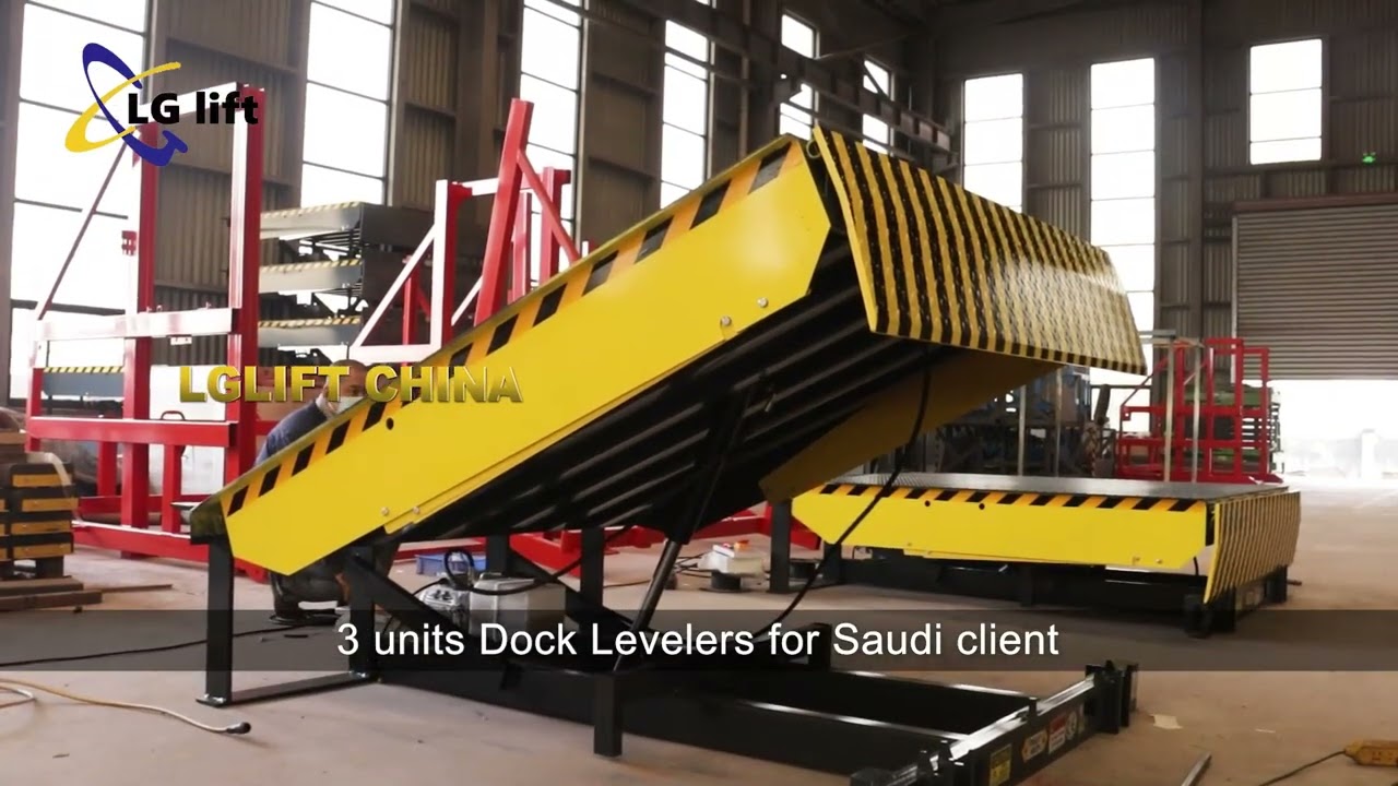 3 units Dock Levelers for Saudi client