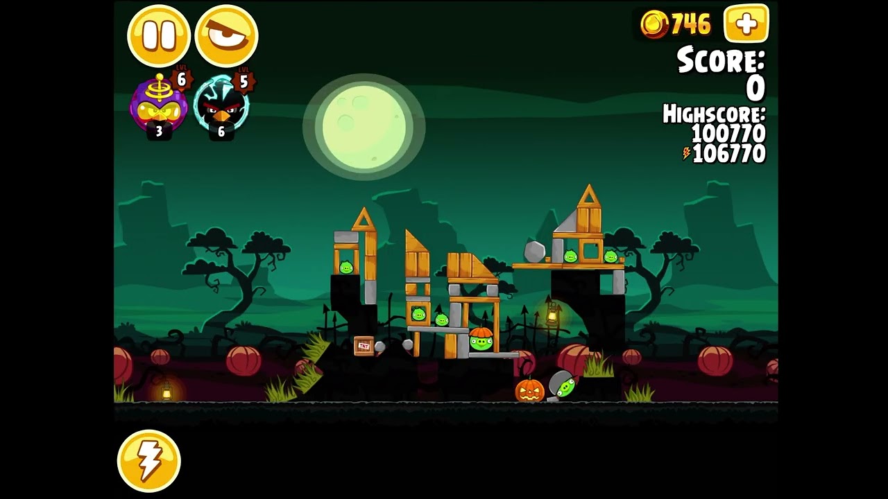 Angry Birds Seasons Ham ‘o’ ween 🪦 All Levels