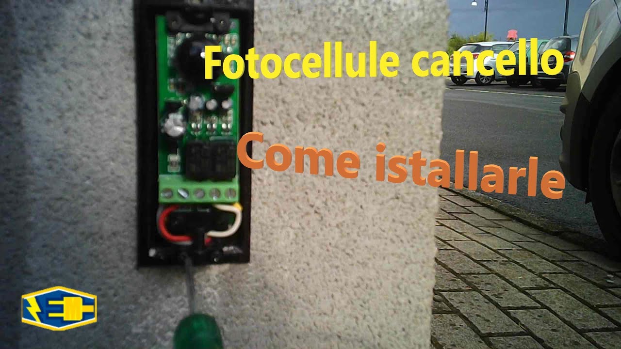 Fotocellule cancello scorrevole video 1