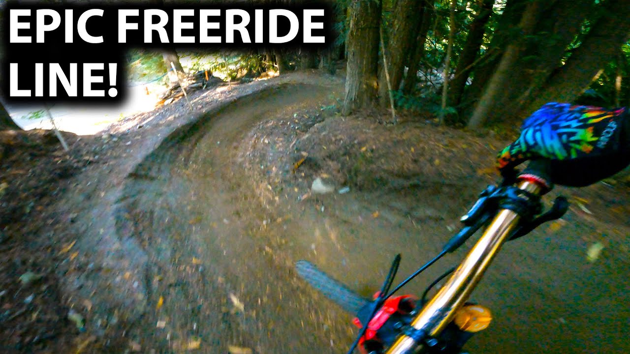 Epic Freeride Flow Line at Whistler!