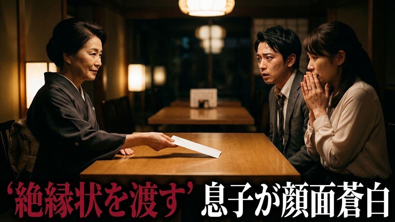 2ヶ月無視した息子の誘い。私が笑顔で手渡した「絶縁状」に息子は顔面蒼白