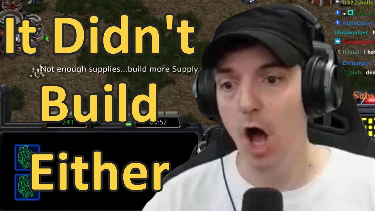 It Didn't Build Either!!! (Artosis Clips)