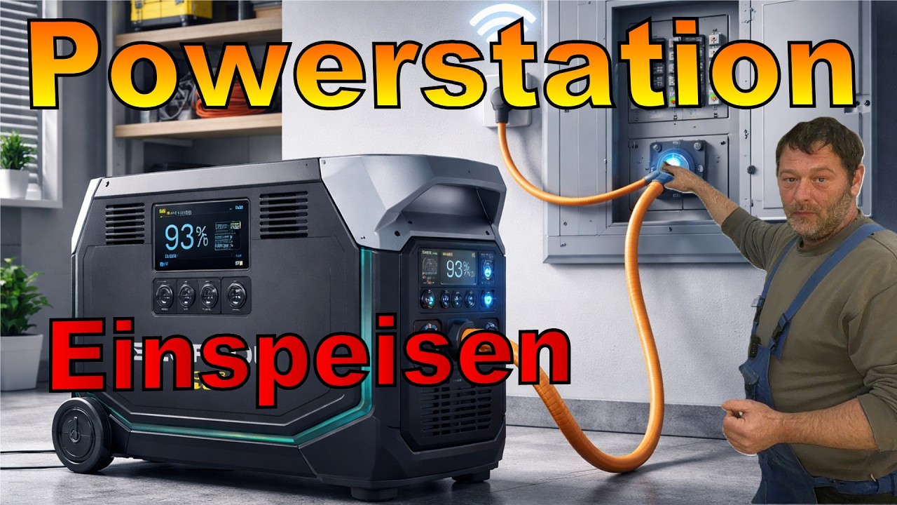 Powerstation ans Hausnetz anschließen 😉Notstrom & Ersatzstrom ⚡Freunde des Stroms⚡