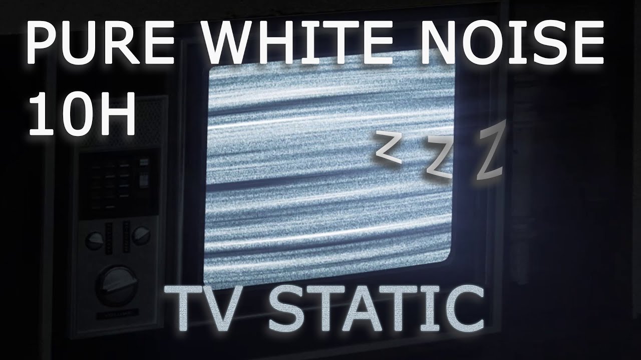 Fast Sleep Pure White Noise TV Static Effect Sound 📺 | Deep Rest