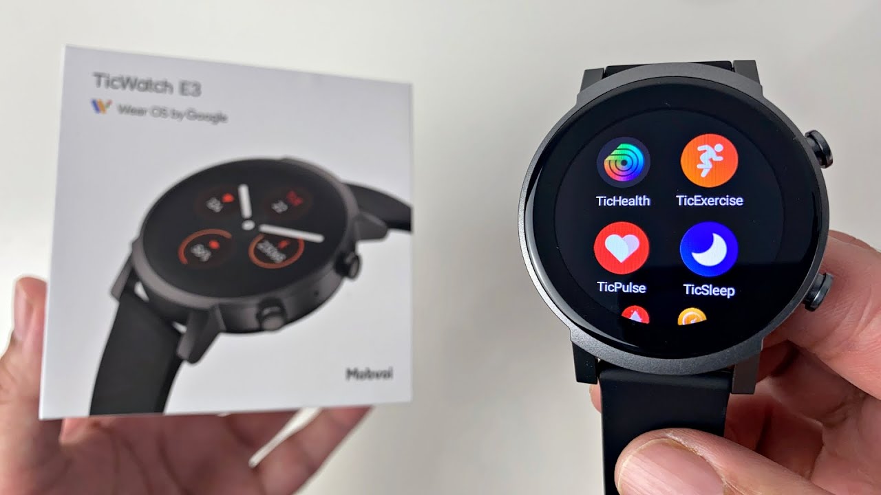 Mobvoi TicWatch E3 Smartwatch - Snapdragon 4100 - WearOS - Cheaper Alternative to Ticwatch Pro 3!
