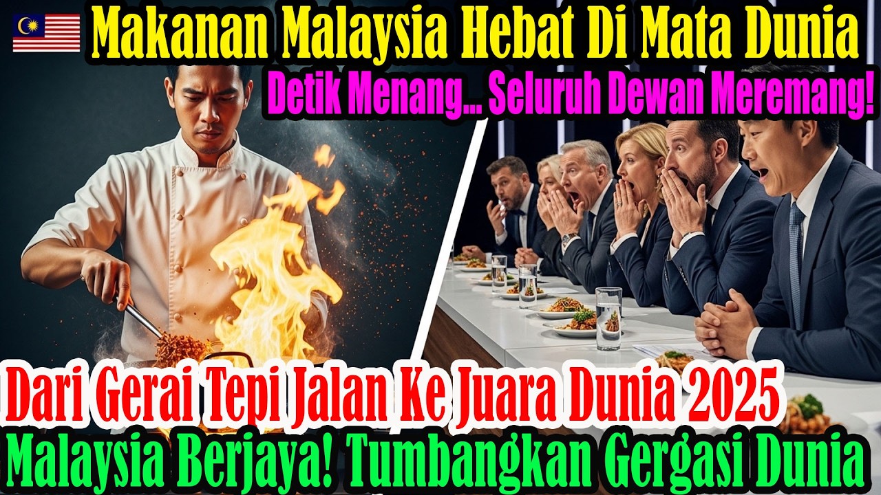 Malaysia berjaya! Detik bersejarah: tewaskan Perancis & Jepun, juara dunia memasak 2025! hebat dunia