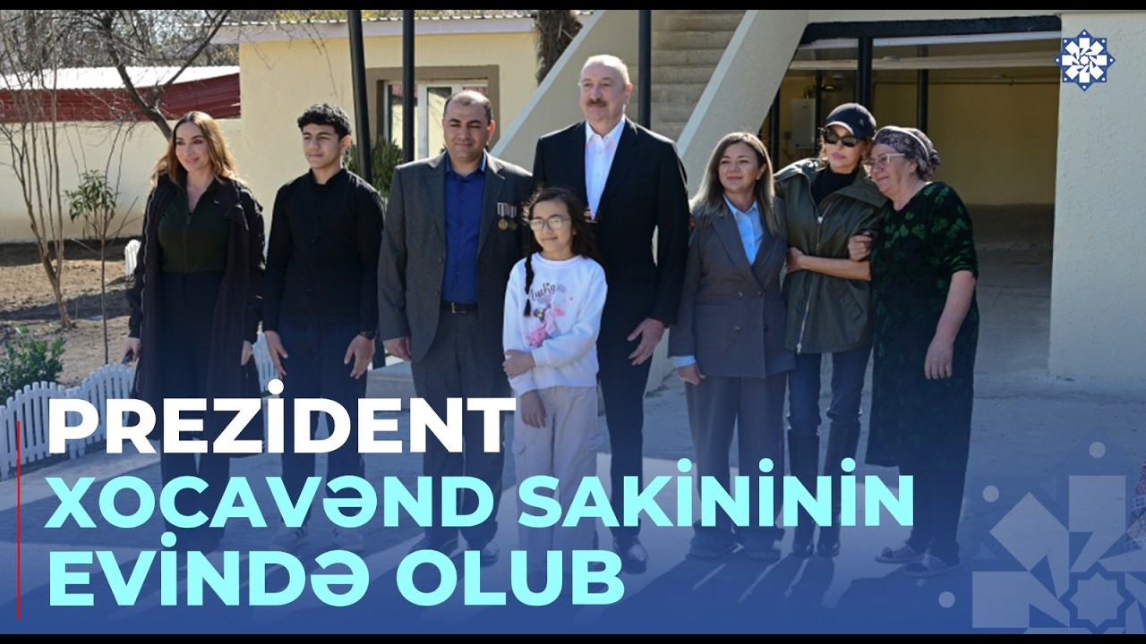Prezident İlham Əliyev Xocavənd şəhərində görülmüş işlərlə tanış olub