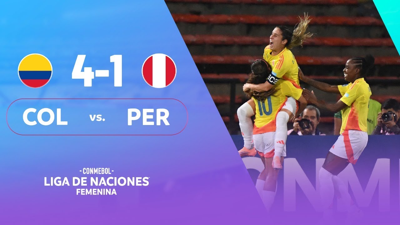 COLOMBIA vs. PER&Uacute; | HIGHLIGHTS | CONMEBOL LIGA DE NACIONES FEMENINA