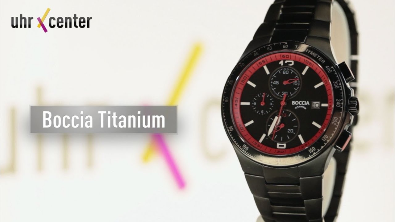 Boccia 3773-06 Titanium Herren-Chronograph
