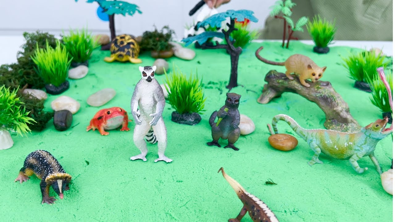 Игрушки Madagscar: Мир джунглей, лемуры, черепахи, гекконы @Toymany-official