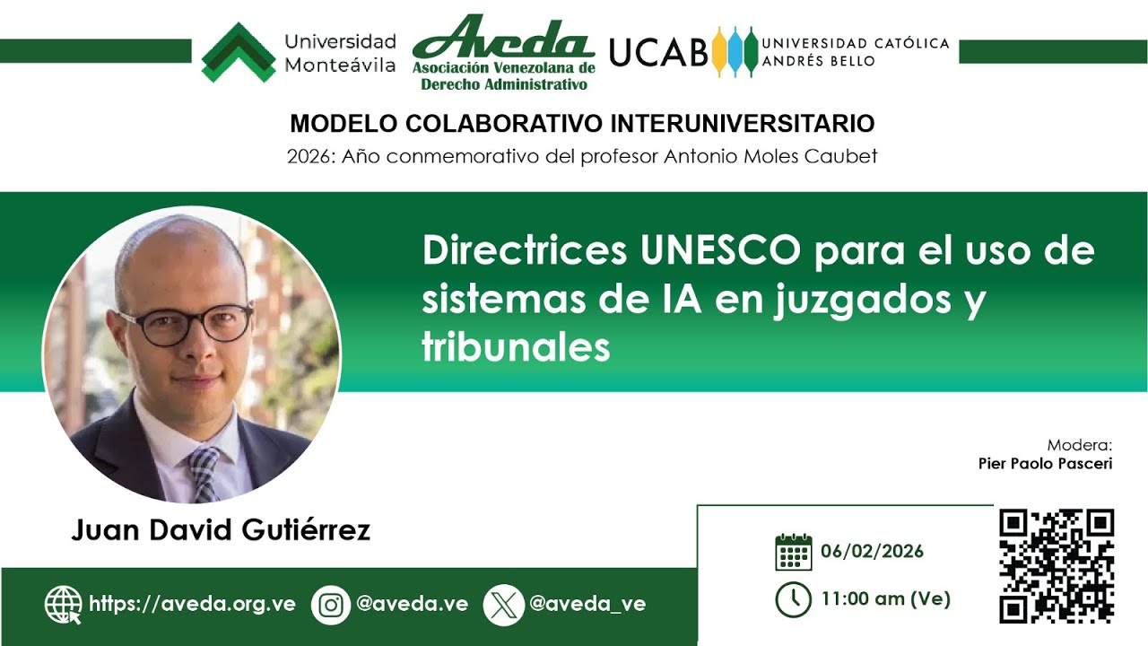 Directrices UNESCO para el uso de sistemas de IA en juzgados y tribunales