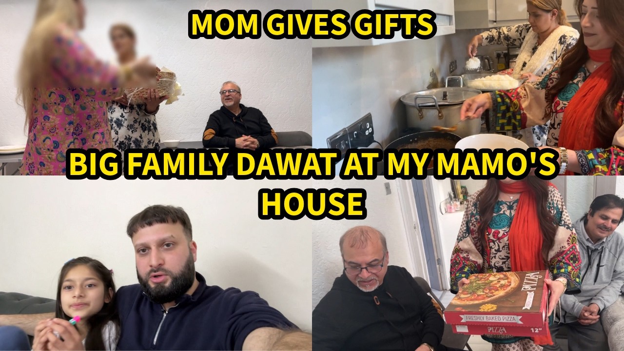 MY MAMO INVITES US AND MY MOM FOR A DAWAT!! GHAR KI RONAK BIG FAMILY GATHERING AT MY MAMO'S HOUSE