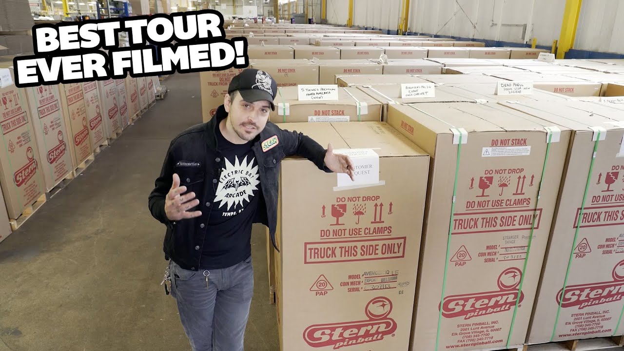 Stern Pinball Virtual Experience w. Jack Danger - 2020 Factory Tour!