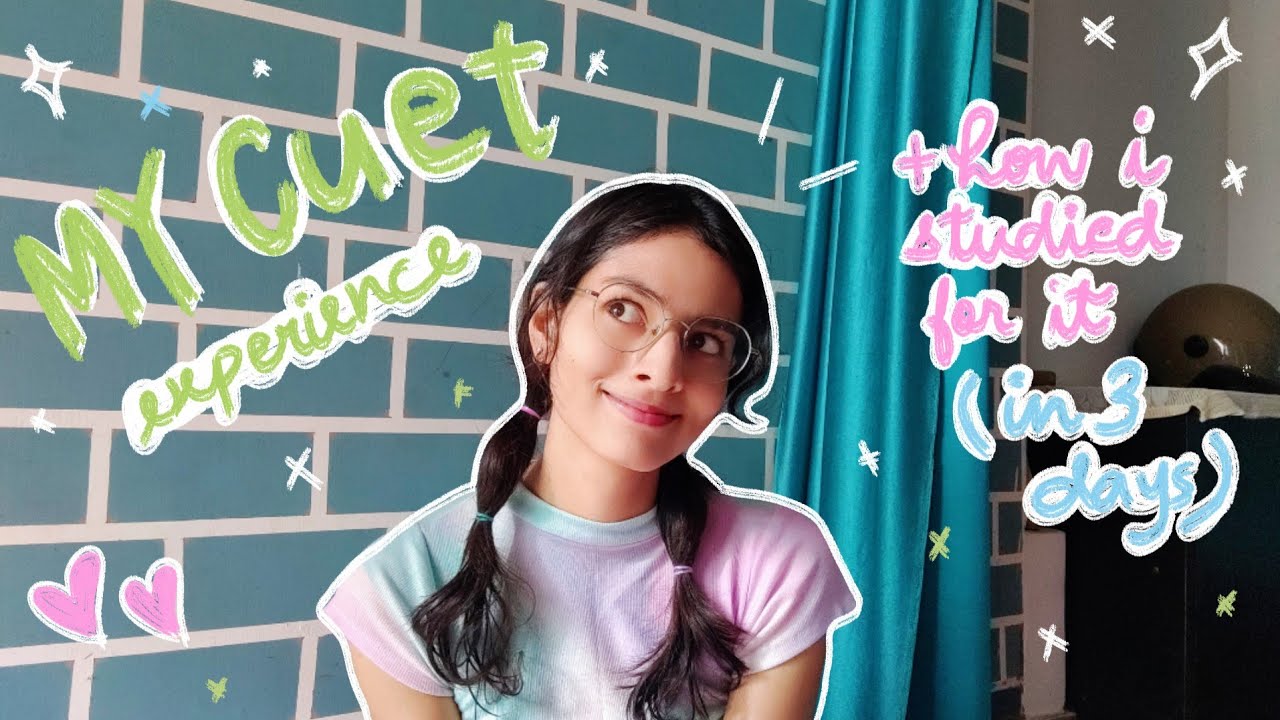 my CUET experience + how i studied for it in 3 days// cuet phase 1