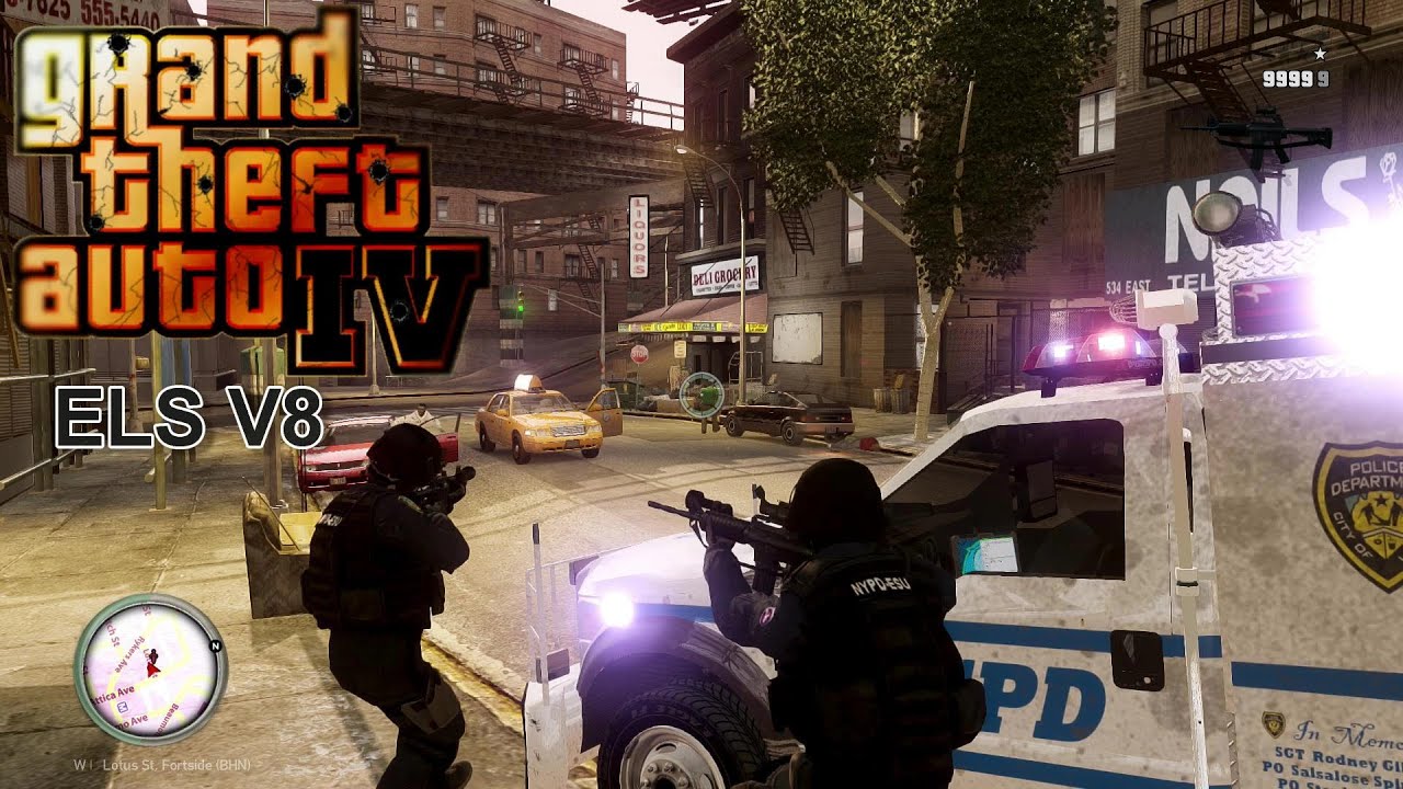 Playing GTA 4 As A POLICE OFFICER SWAT| GTA 5 Lcpdfr Mod| 4K #tbt