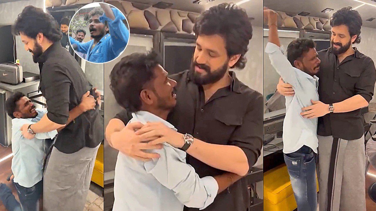 Akhil Met His Fan Ayyagare No 1 Nagaraju at #Lenin Success Celebrations | News Buzz