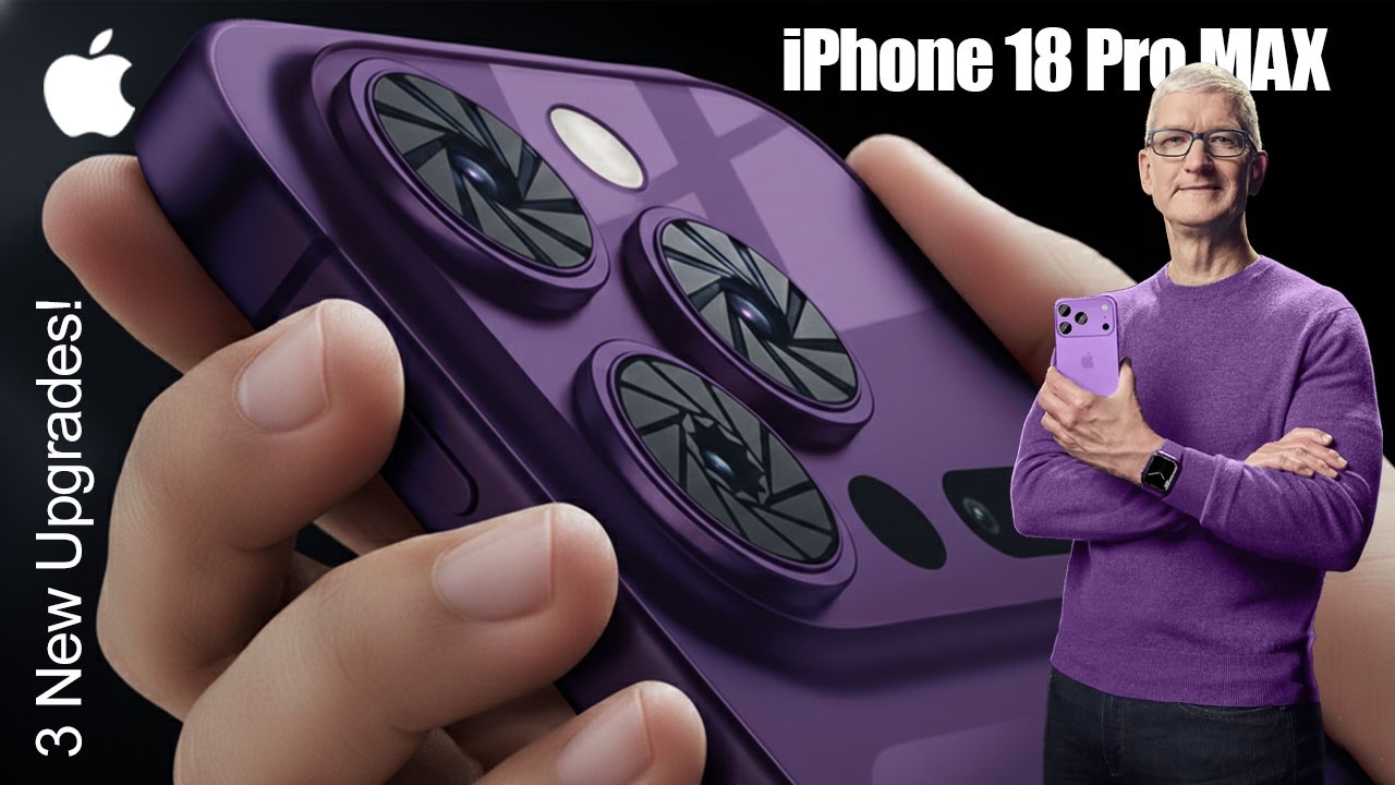Apple iPhone 18 Pro MAX 5G: последние утечки | 3 новых улучшения помимо инноваций!
