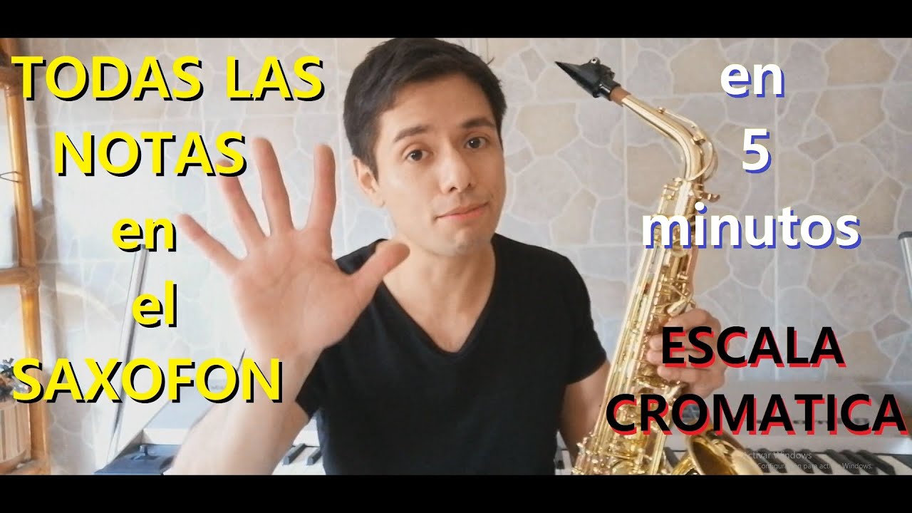 Aprende TODAS LAS NOTAS del SAX en solo 5 minutos!